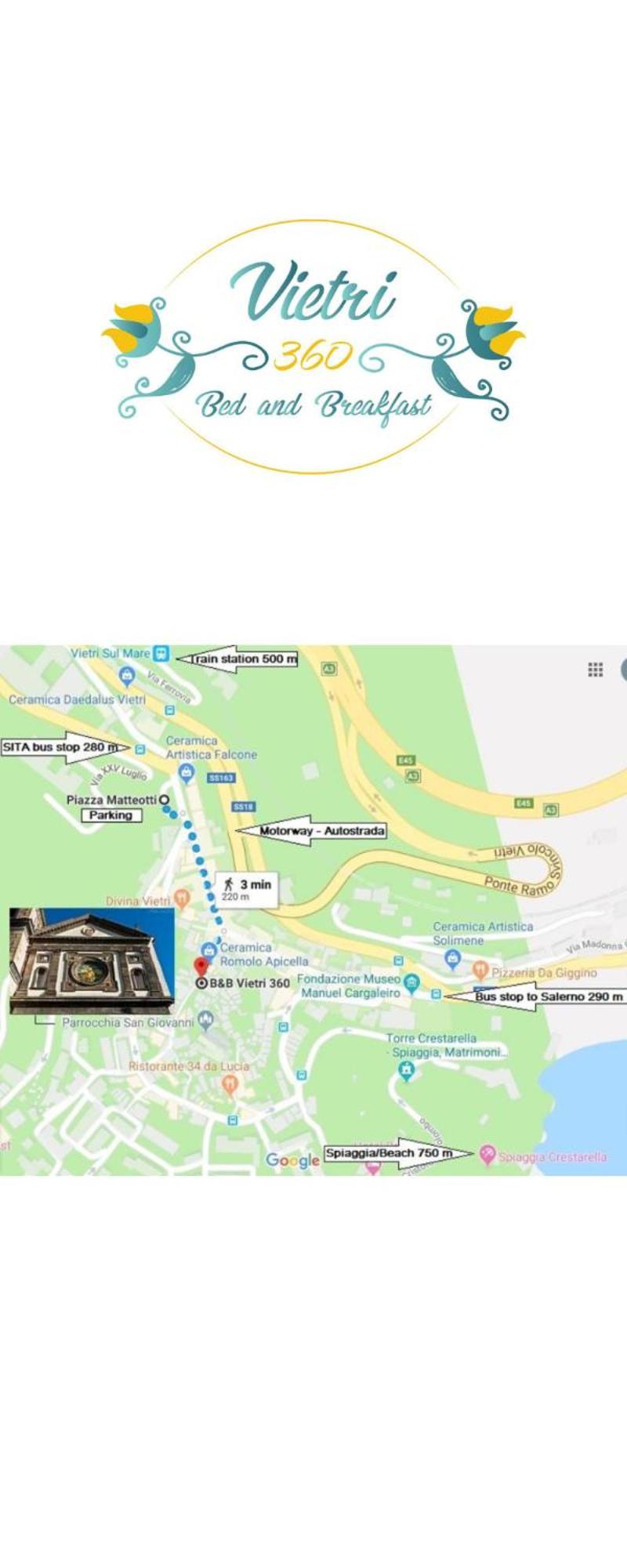 B&B Vietri 360 Kültér fotó